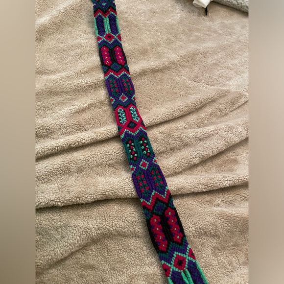 MEXICAN HANDMADE WOMENS MACRAME BELT 100% COTTON